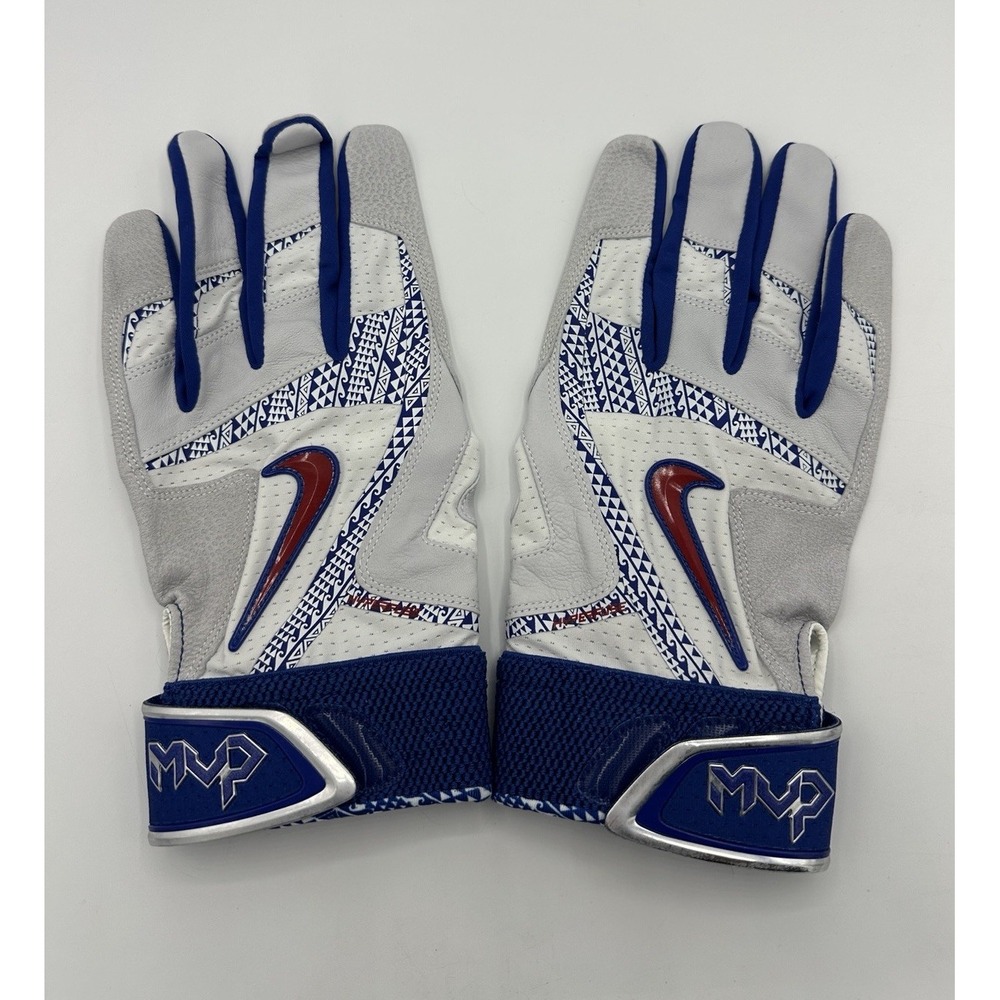 Nike Addison Russell MVP Elite Pro 2.0 Batting Gloves XL PE CFM Sample Cubs